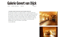 Desktop Screenshot of galeriegovertvandijck.nl