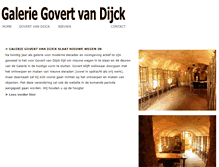 Tablet Screenshot of galeriegovertvandijck.nl